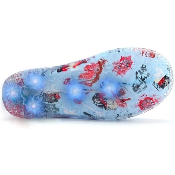 NWT KomforMe Kids Nautical Light Up Rain Boots - Picture 3 of 16